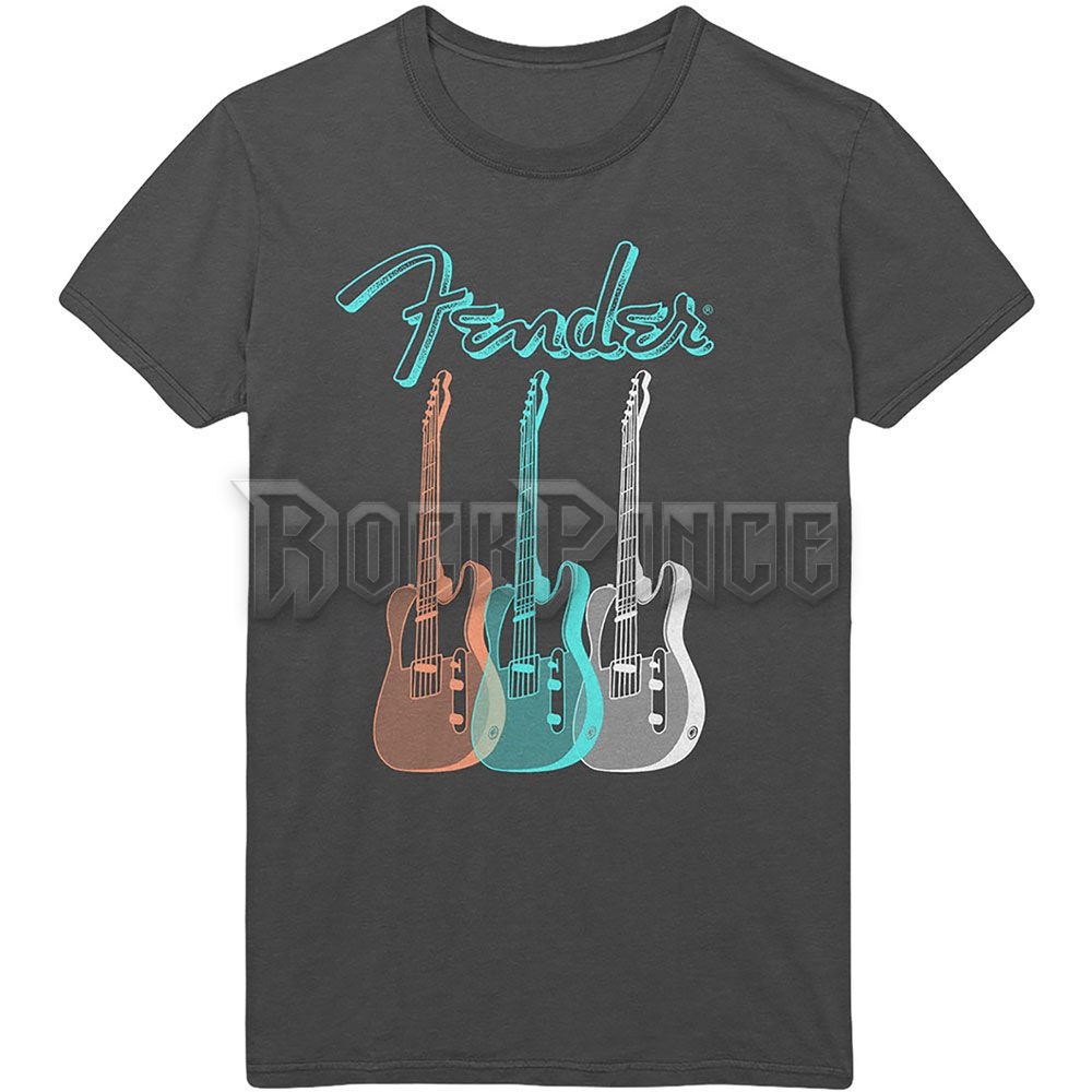 Fender - Triple Guitar - unisex póló - FENDTS02MC