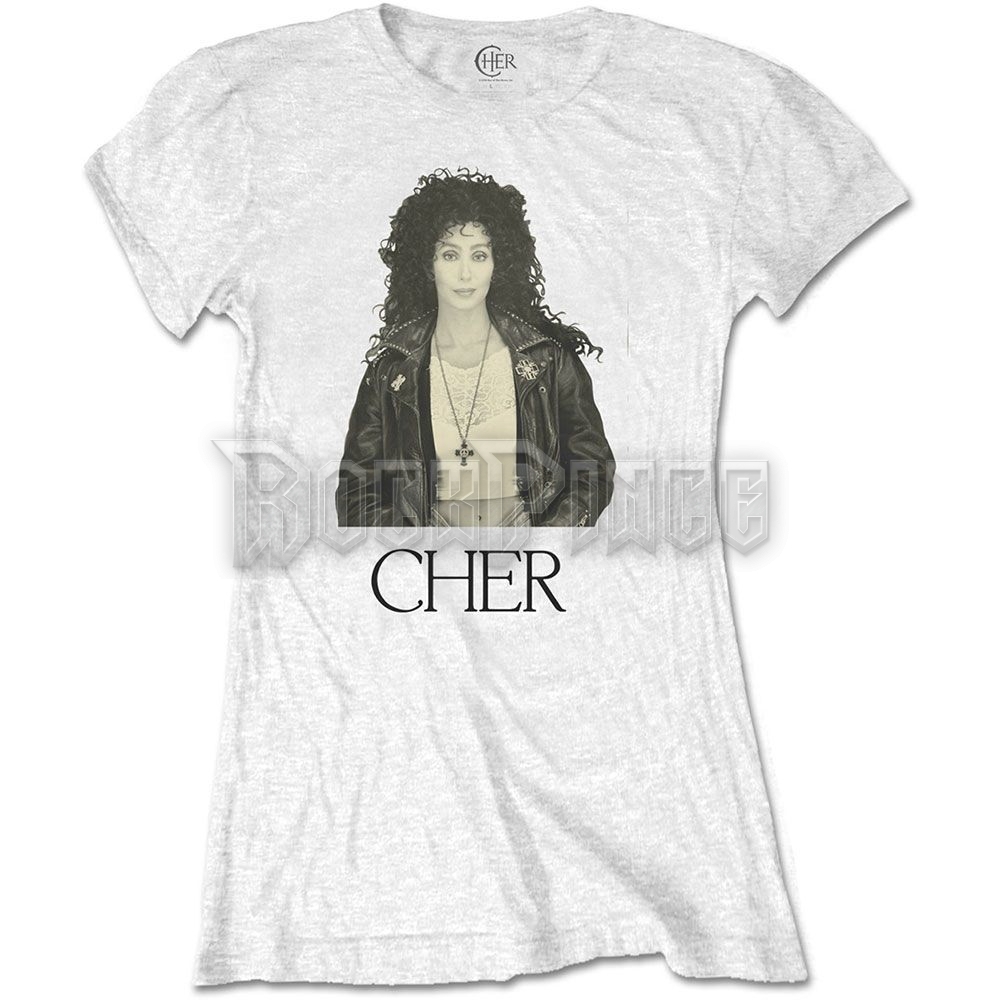 Cher - Leather Jacket - női póló - CHERTS03LW