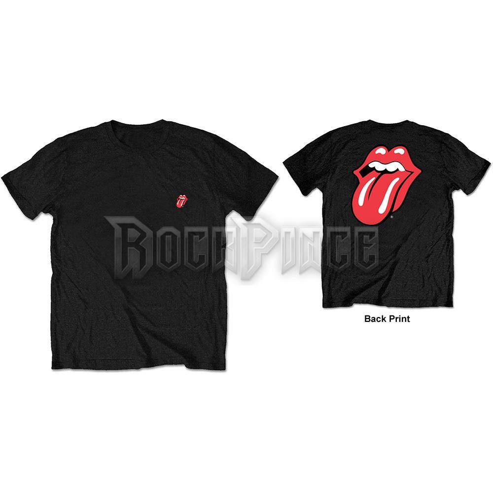 The Rolling Stones - Classic Tongue - unisex póló - RSBPTEEP03MB