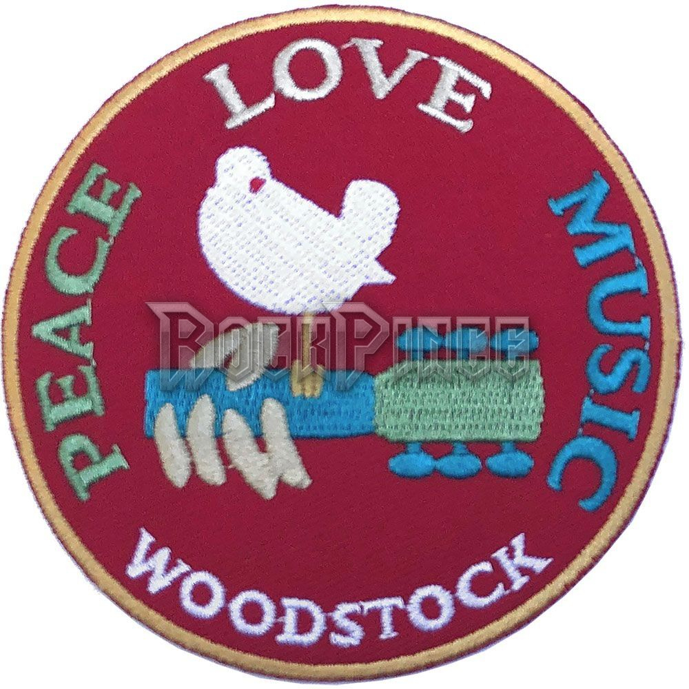 Woodstock: Peace, Love, Music - kisfelvarró - WOODPAT01