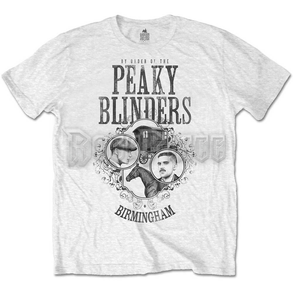 Peaky Blinders - Horse & Cart - unisex póló - PEAKTS03MW