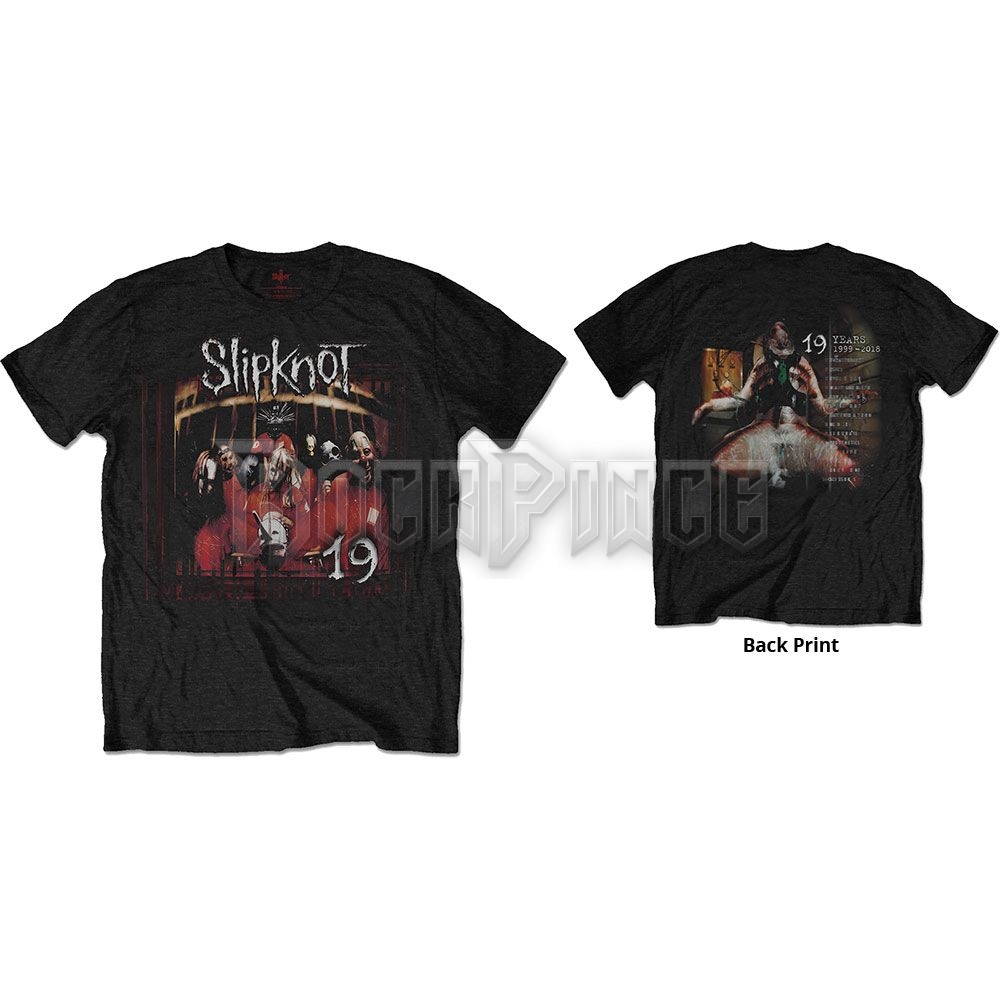 Slipknot - Debut Album 19 Years - unisex póló - SKTS39MB