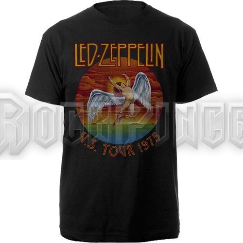 Led Zeppelin - USA Tour '75. - unisex póló - LZTS08MB