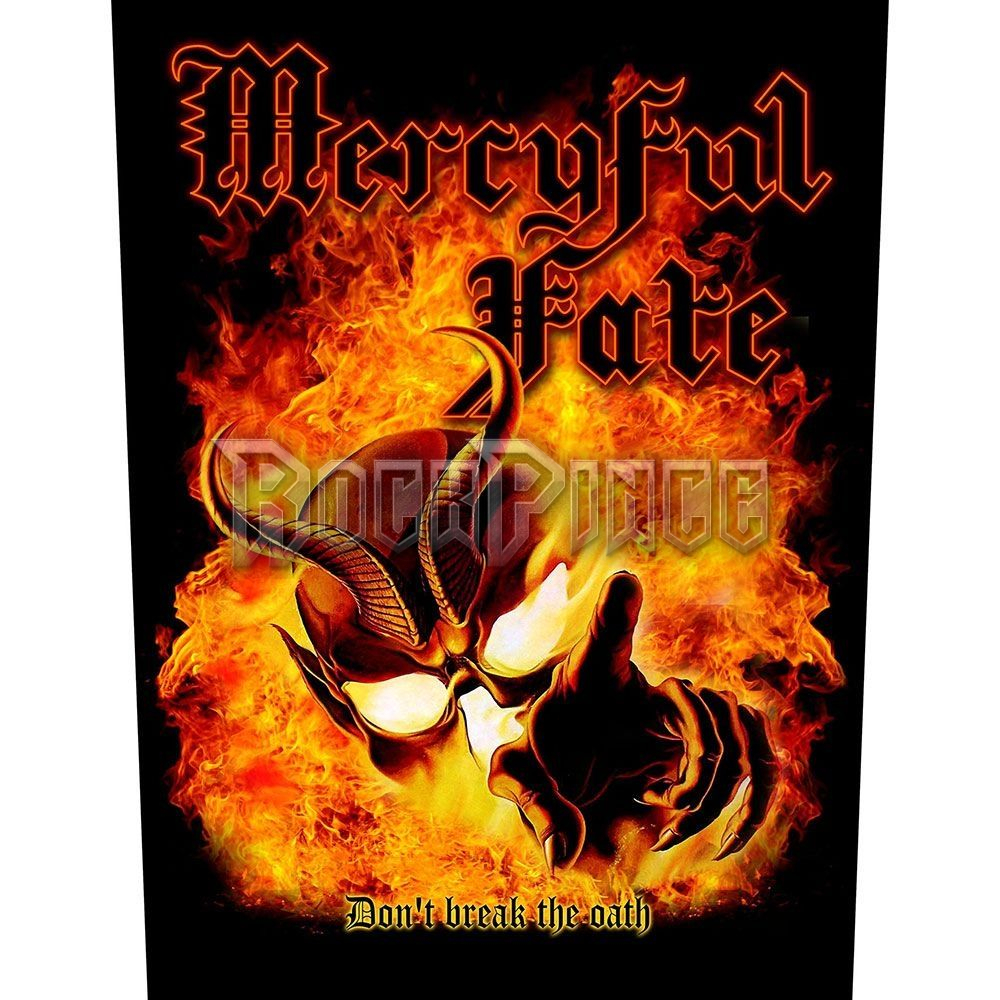 Mercyful Fate - Don't Break The Oath - hátfelvarró - BP1136