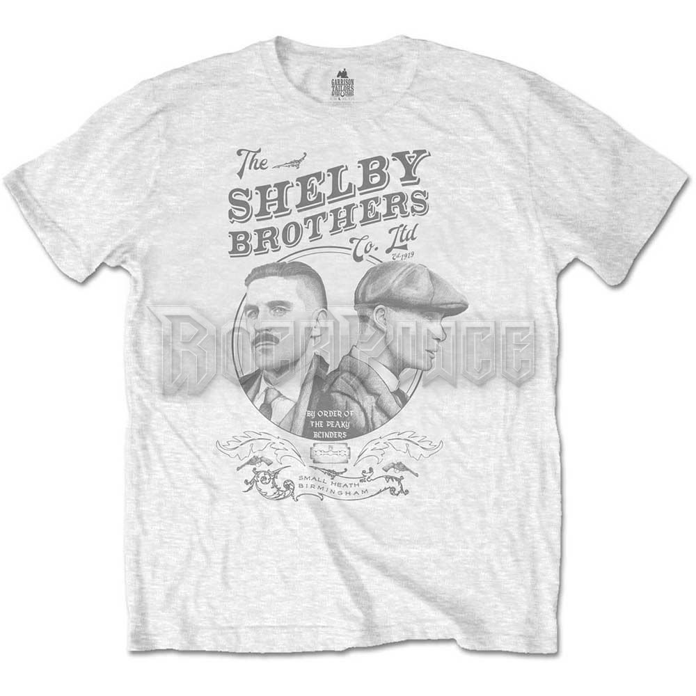 Peaky Blinders - Shelby Brothers Circle Faces - unisex póló - PEAKTS10MW