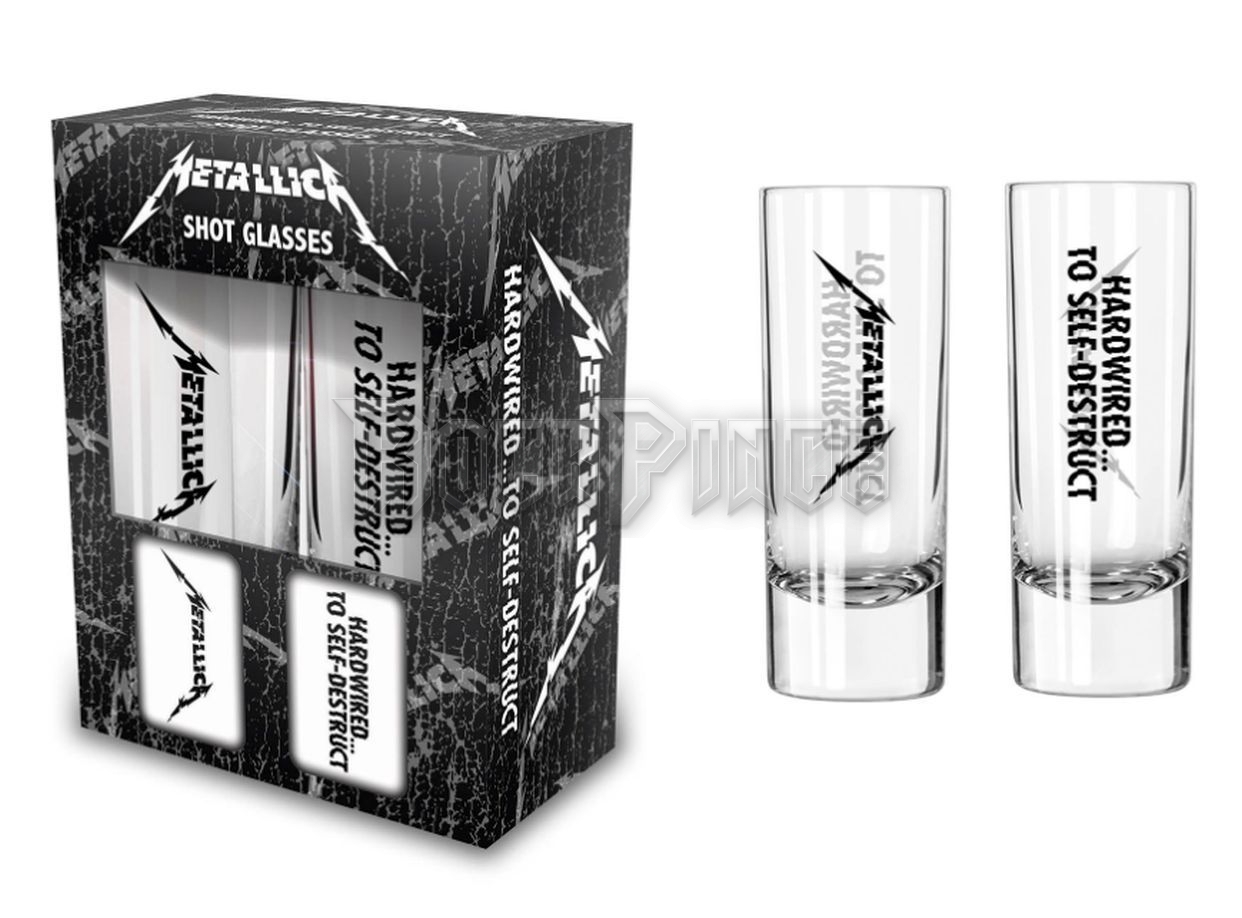 Metallica - Hardwired - 2 db-os felespohár szett - SG001