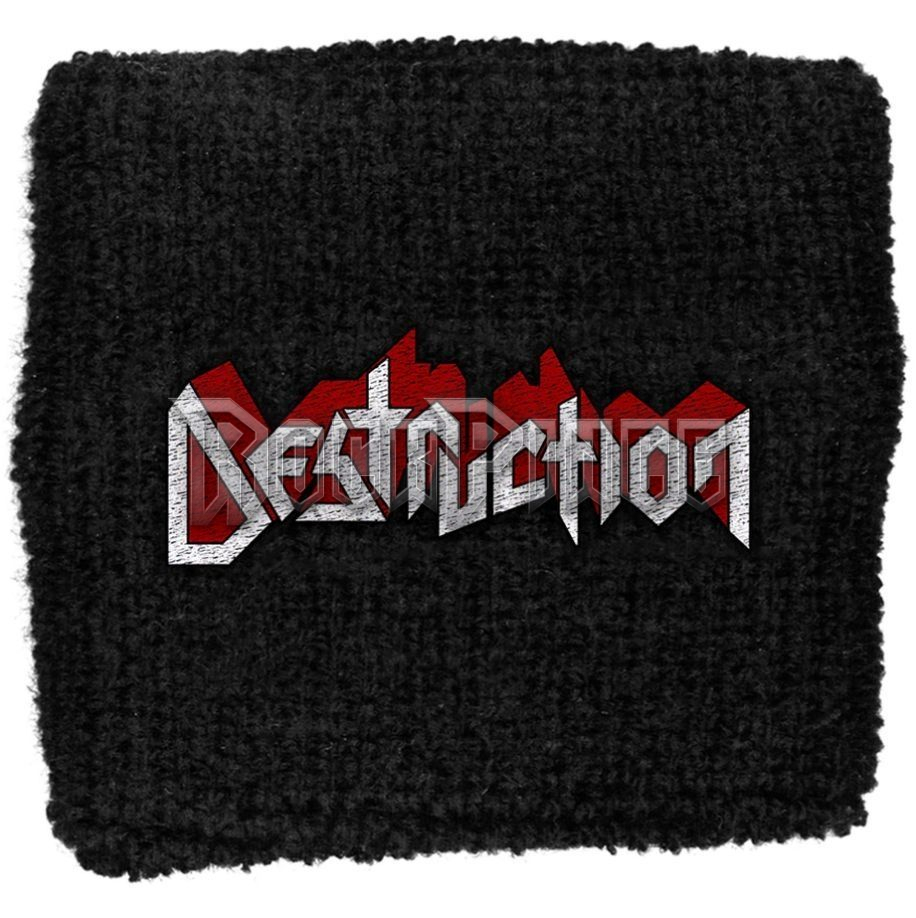 Destruction - Logo - frottír csuklószorító - WB247