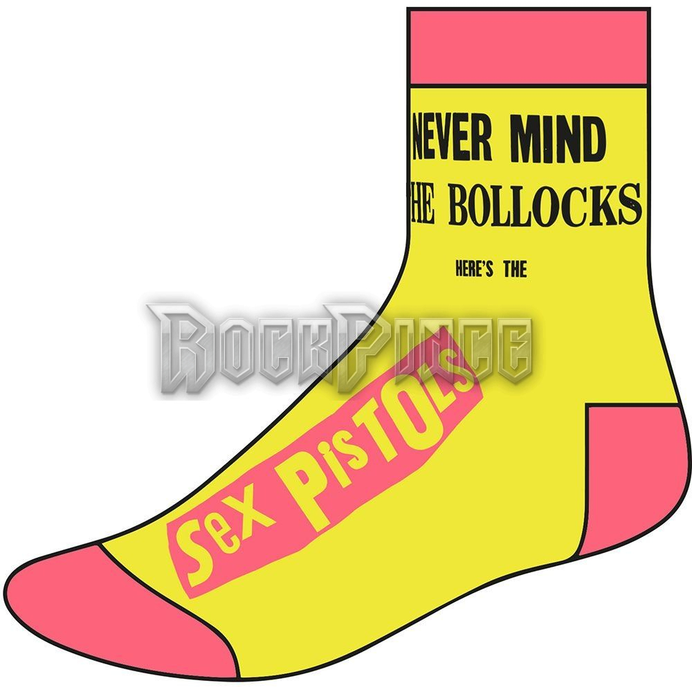 The Sex Pistols - Never Mind the Bollocks - unisex boka zokni (egy méret: 40-45) - SPSCK01MY