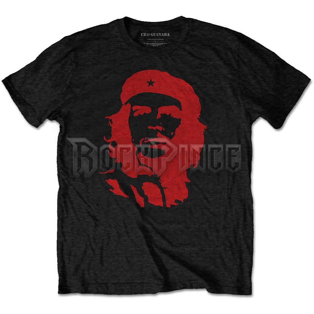 Che Guevara - Red on Black - unisex póló - CHEGTS06MB