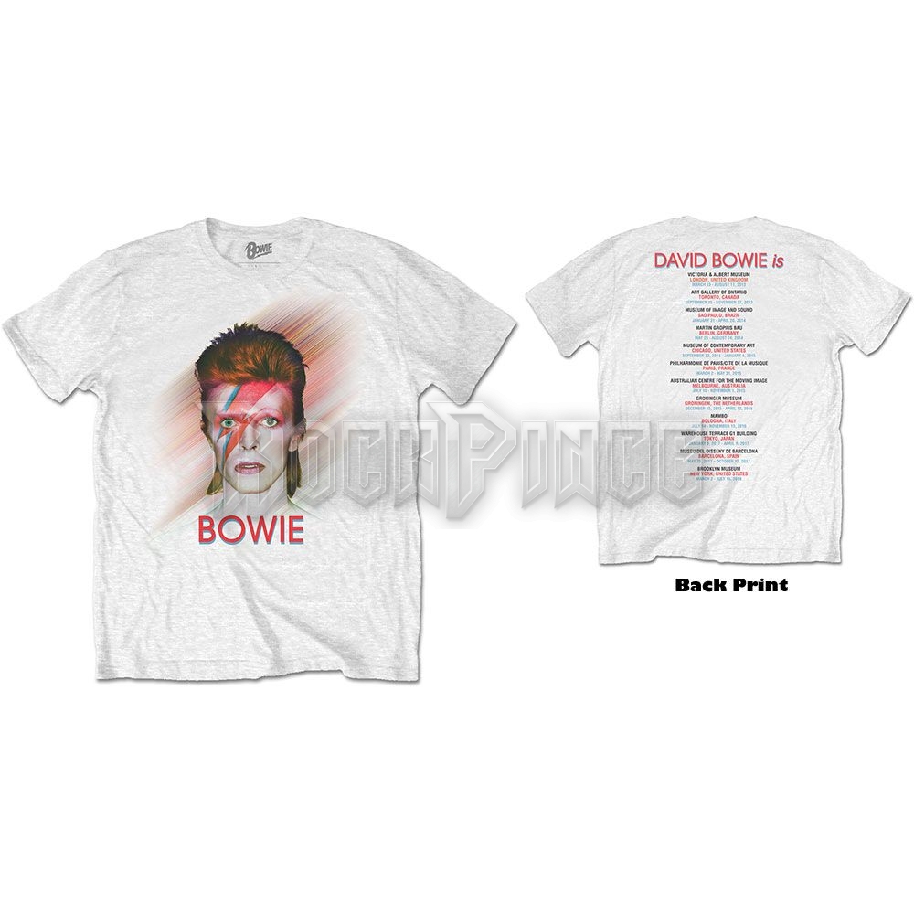 David Bowie - Bowie Is - unisex póló - BOWTS35MW