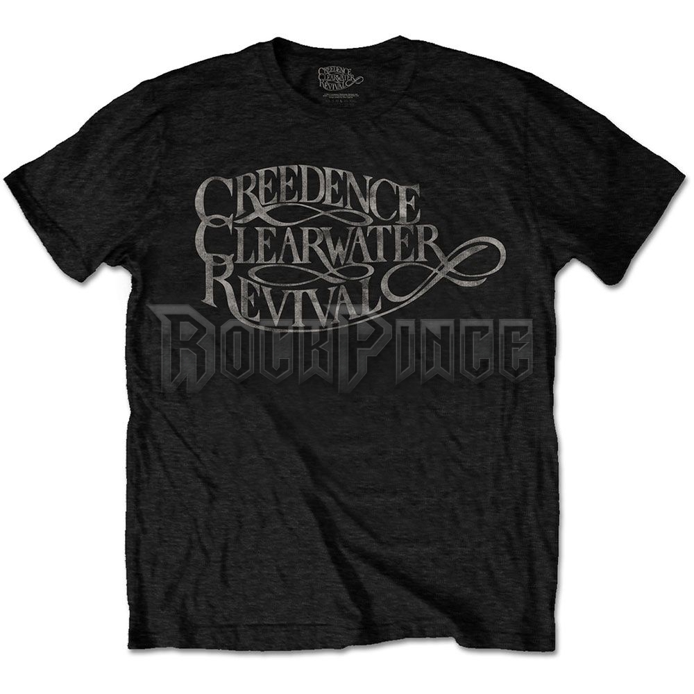Creedence Clearwater Revival - Vintage Logo - unisex póló - CCRTS01MB
