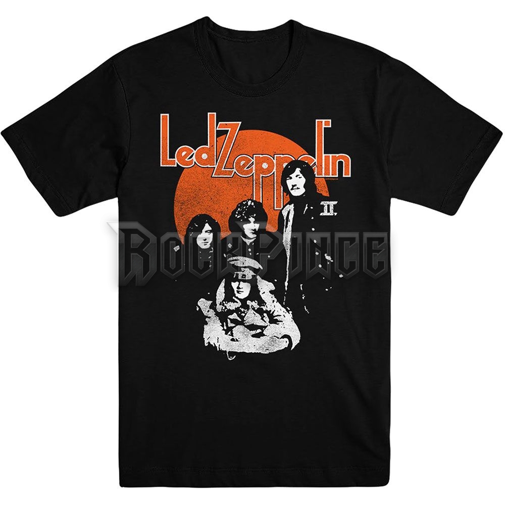 Led Zeppelin - Orange Circle - unisex póló - LZTS16MB