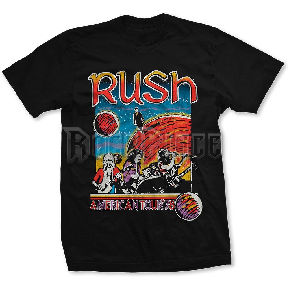 Rush - US Tour 1978 - unisex póló - RUSHTEE15MB