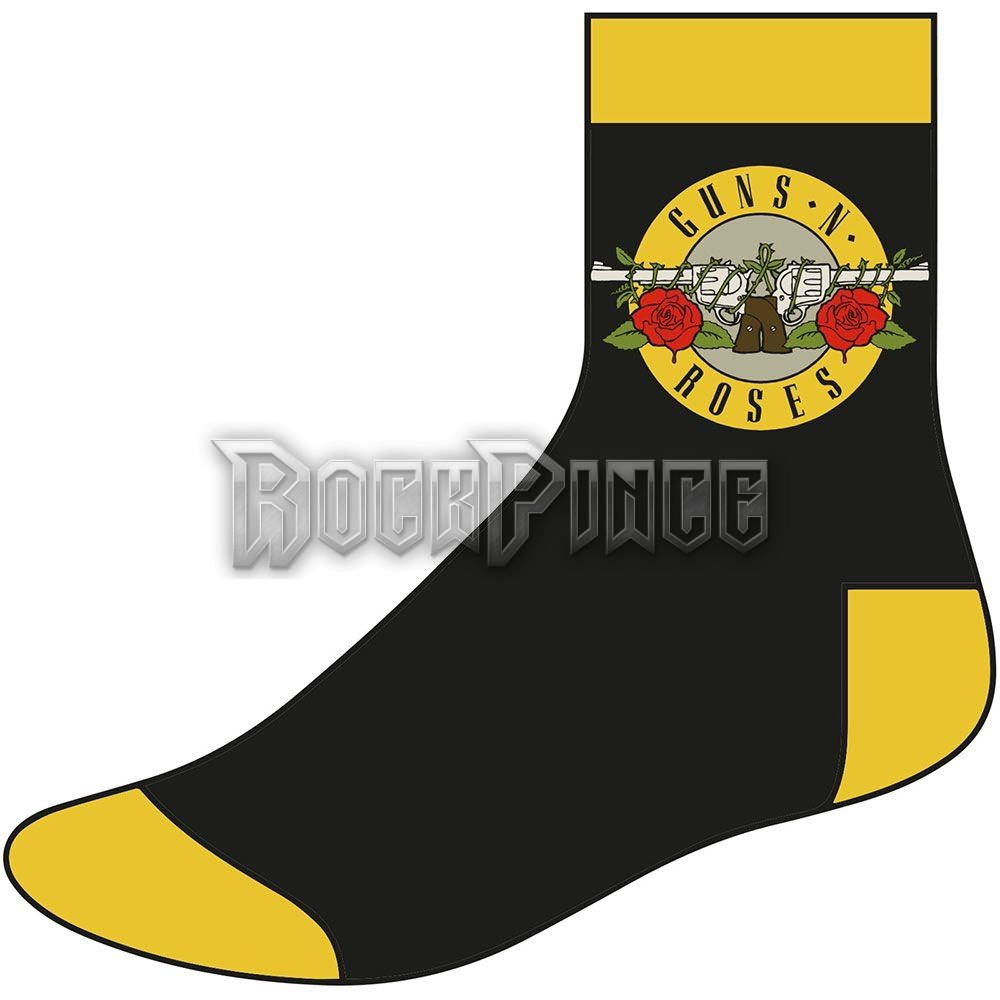 Guns N' Roses - Circle Logo - unisex boka zokni (egy méret: 40-45) - GNRSCK01MB