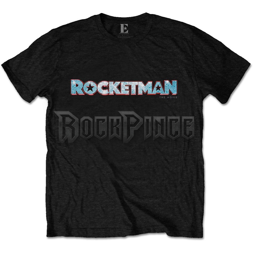 Elton John - Rocketman Movie Logo - unisex póló - EJTEE18MB