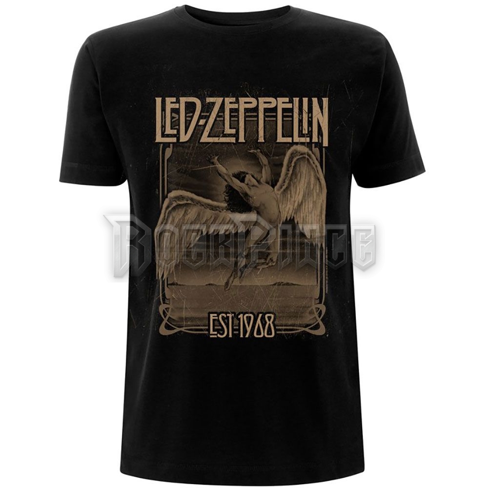 Led Zeppelin - Faded Falling - unisex póló - LZTS15MB