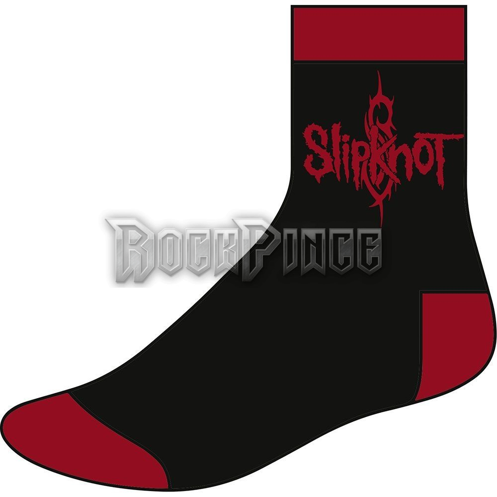 Slipknot - Logo - unisex boka zokni (egy méret: 40-45) - SKSCK01MB