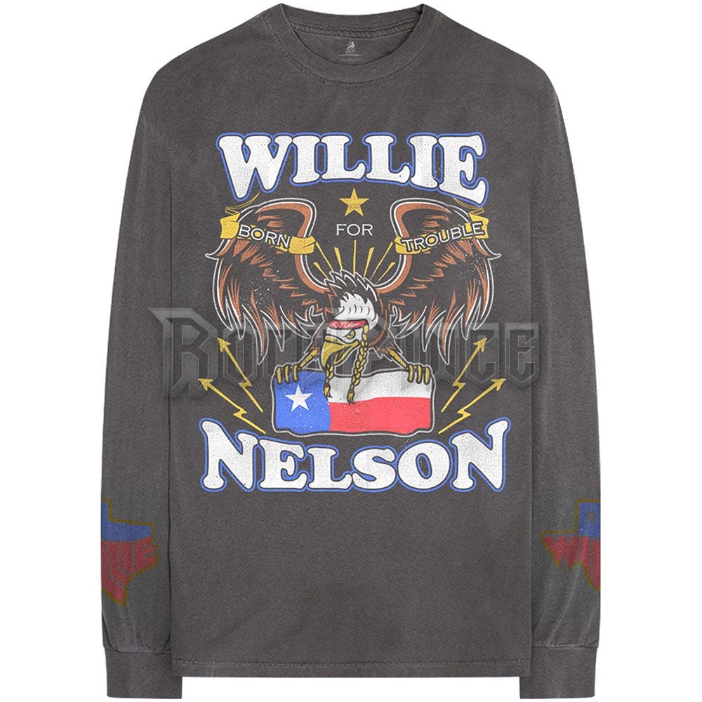 Willie Nelson - Texan Pride - unisex hosszú ujjú póló - WNLST03MC