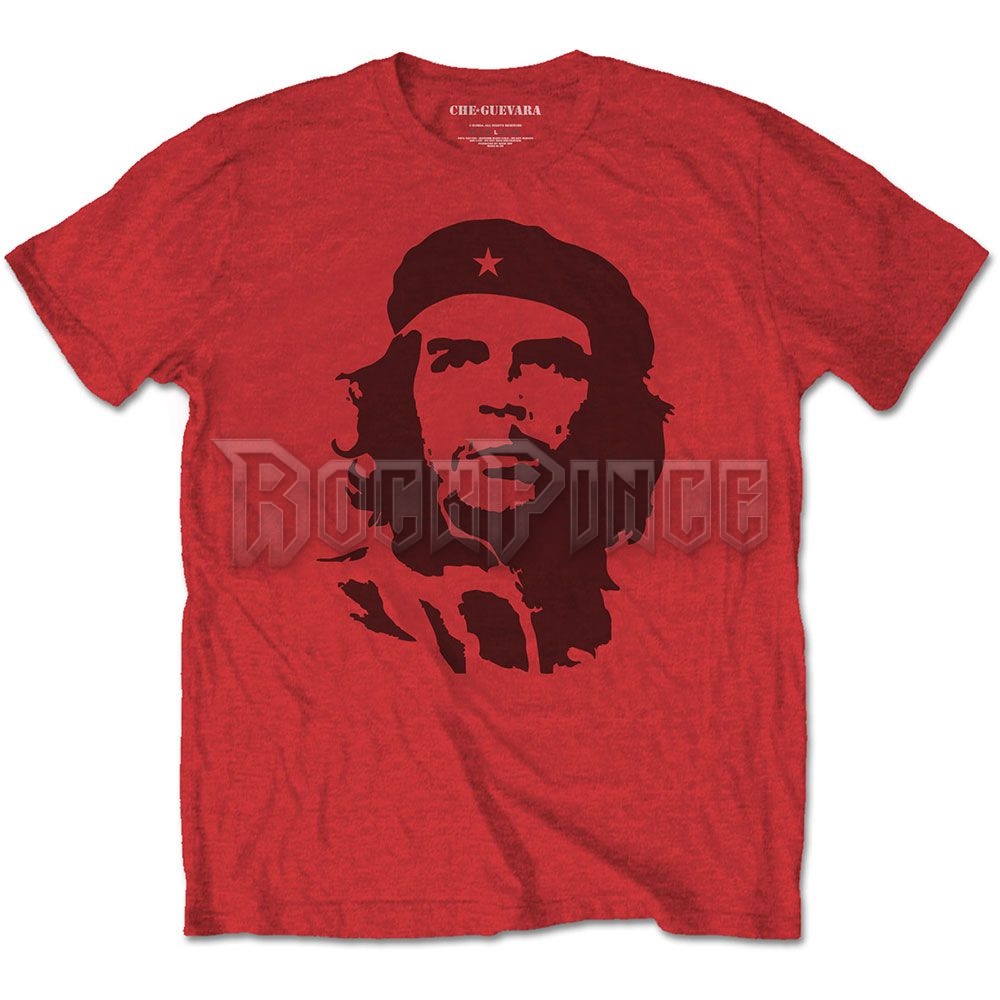 Che Guevara - Black on Red - unisex póló - CHEGTS02MR
