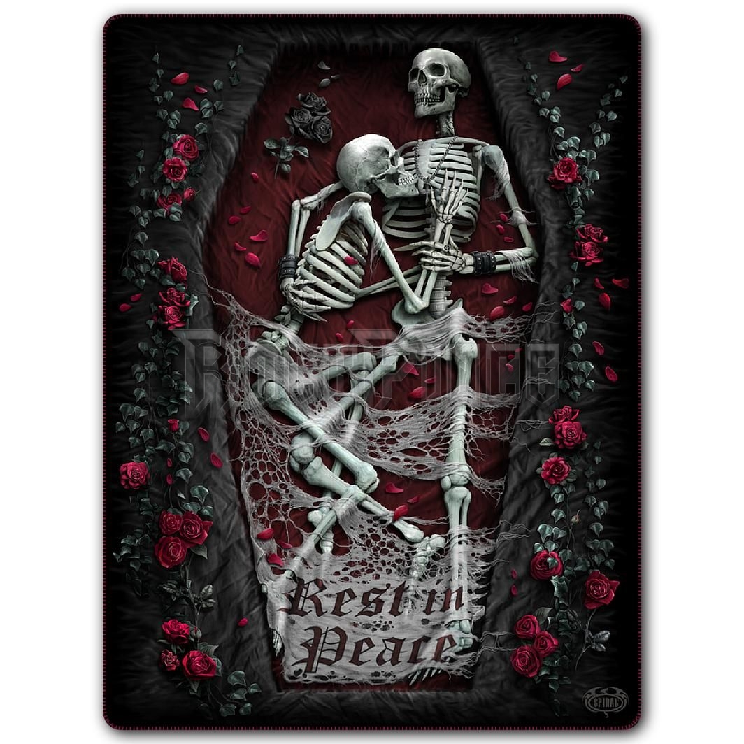 REST IN PEACE - Fleece Blanket with Double Sided Print - K061A501
