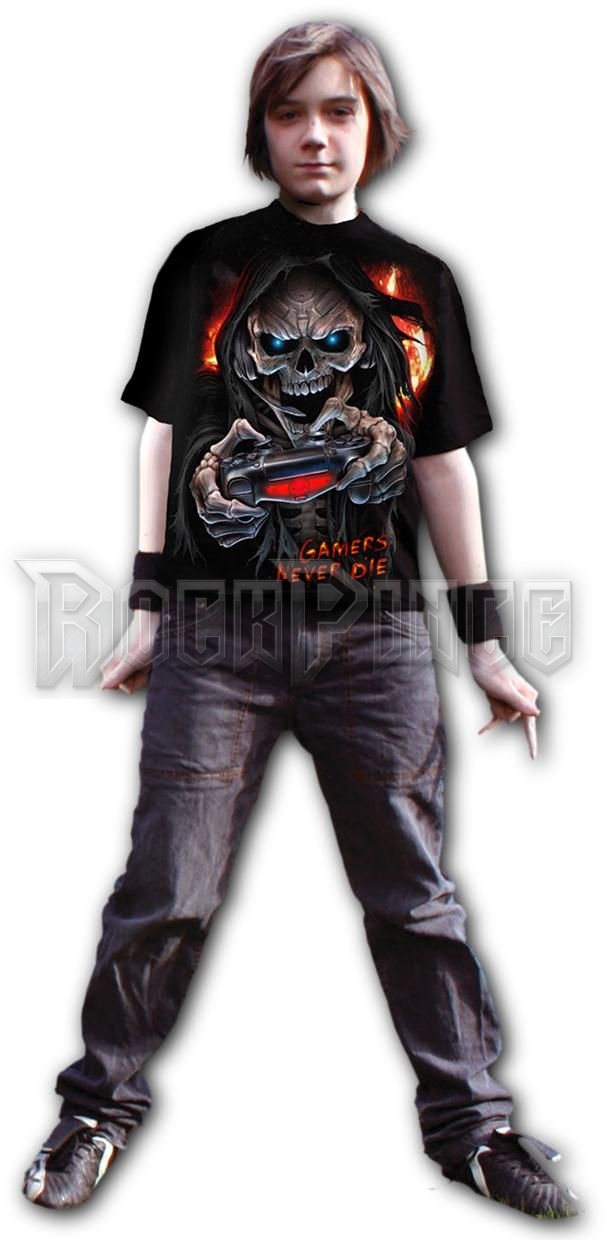 RESPAWN - Kids T-Shirt Black (Plain) - T183K101
