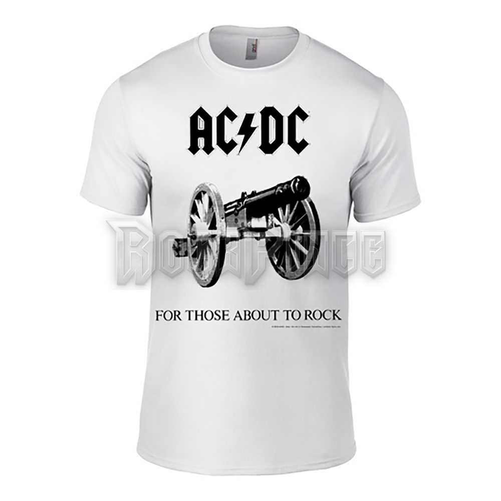 AC/DC - FOR THOSE ABOUT TO ROCK (WHITE) - ACTS05004W