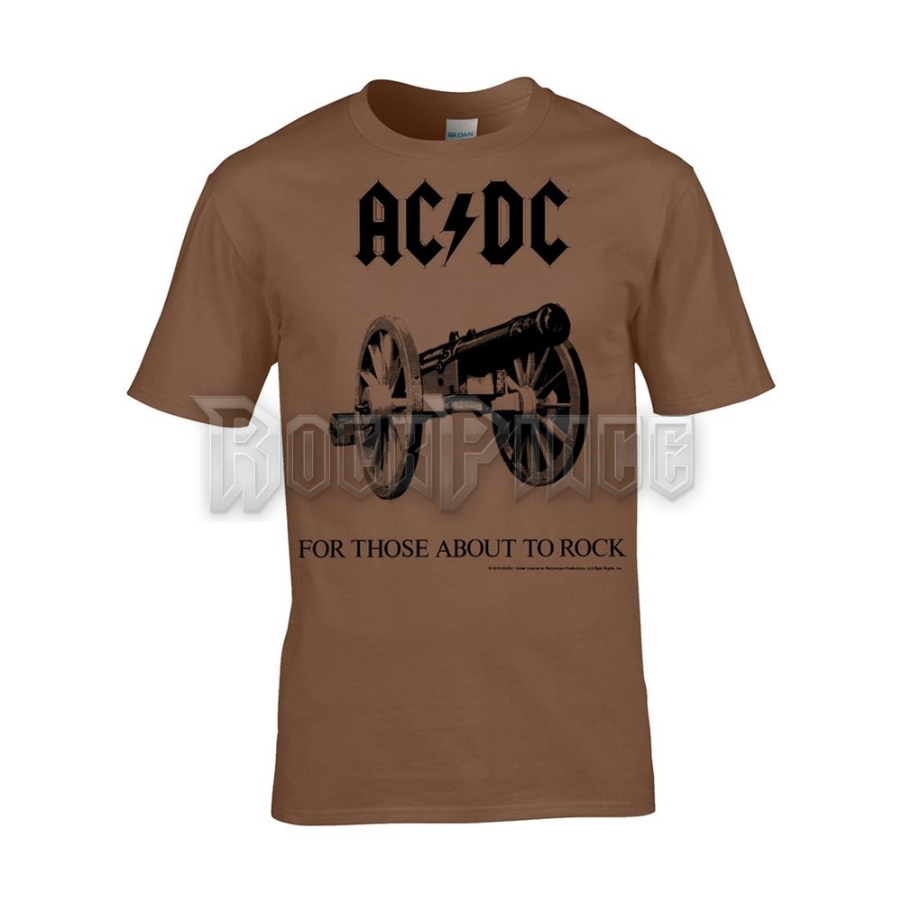 AC/DC - FOR THOSE ABOUT TO ROCK (BROWN) - ACTS05004