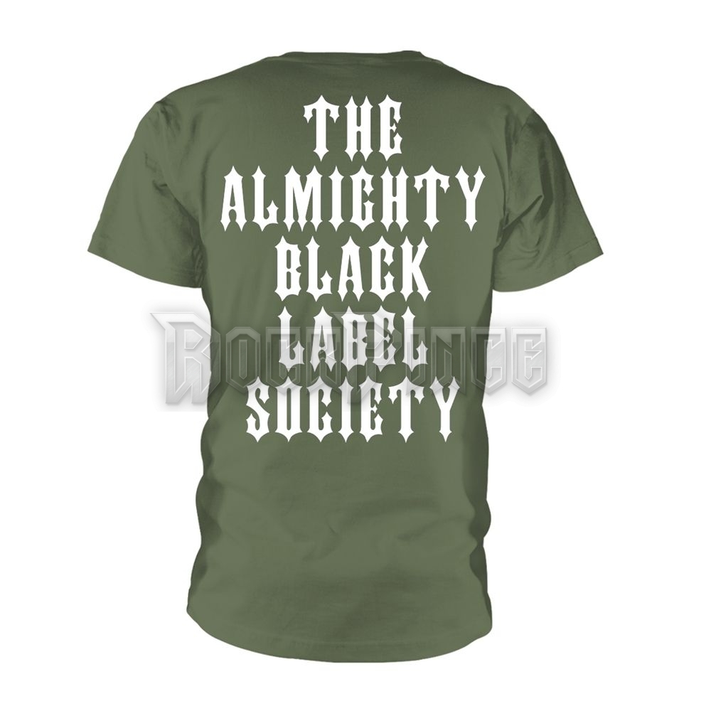 BLACK LABEL SOCIETY - THE ALMIGHTY (OLIVE) - unisex póló - PH11924