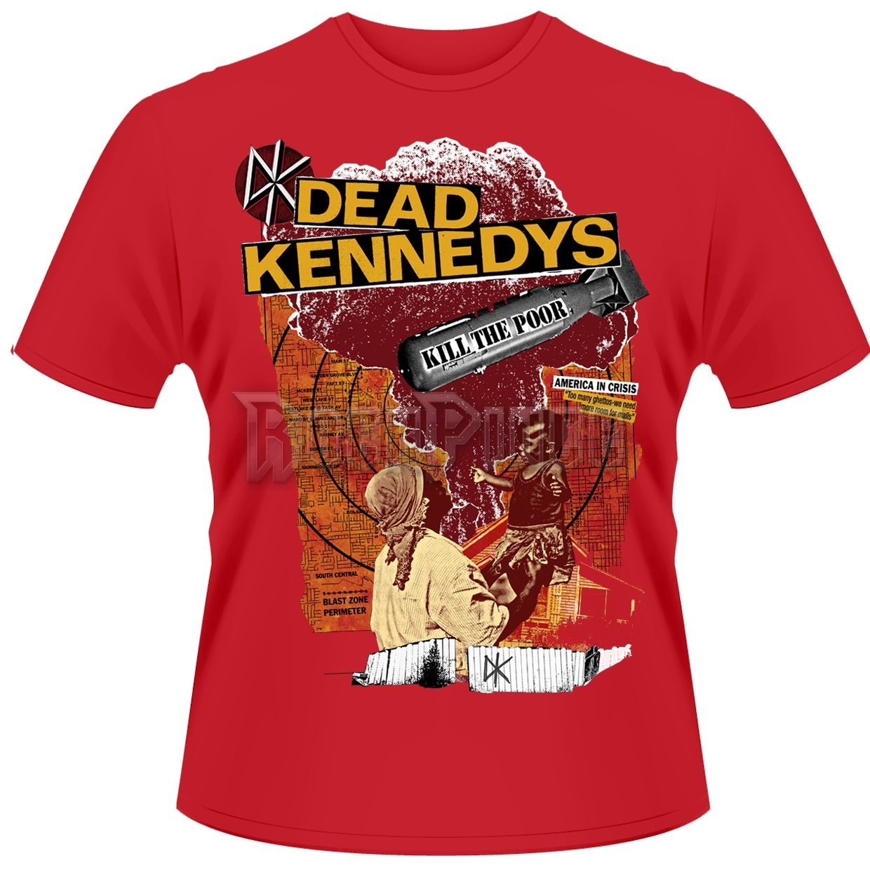 DEAD KENNEDYS - KILL THE POOR - unisex póló - PH5858