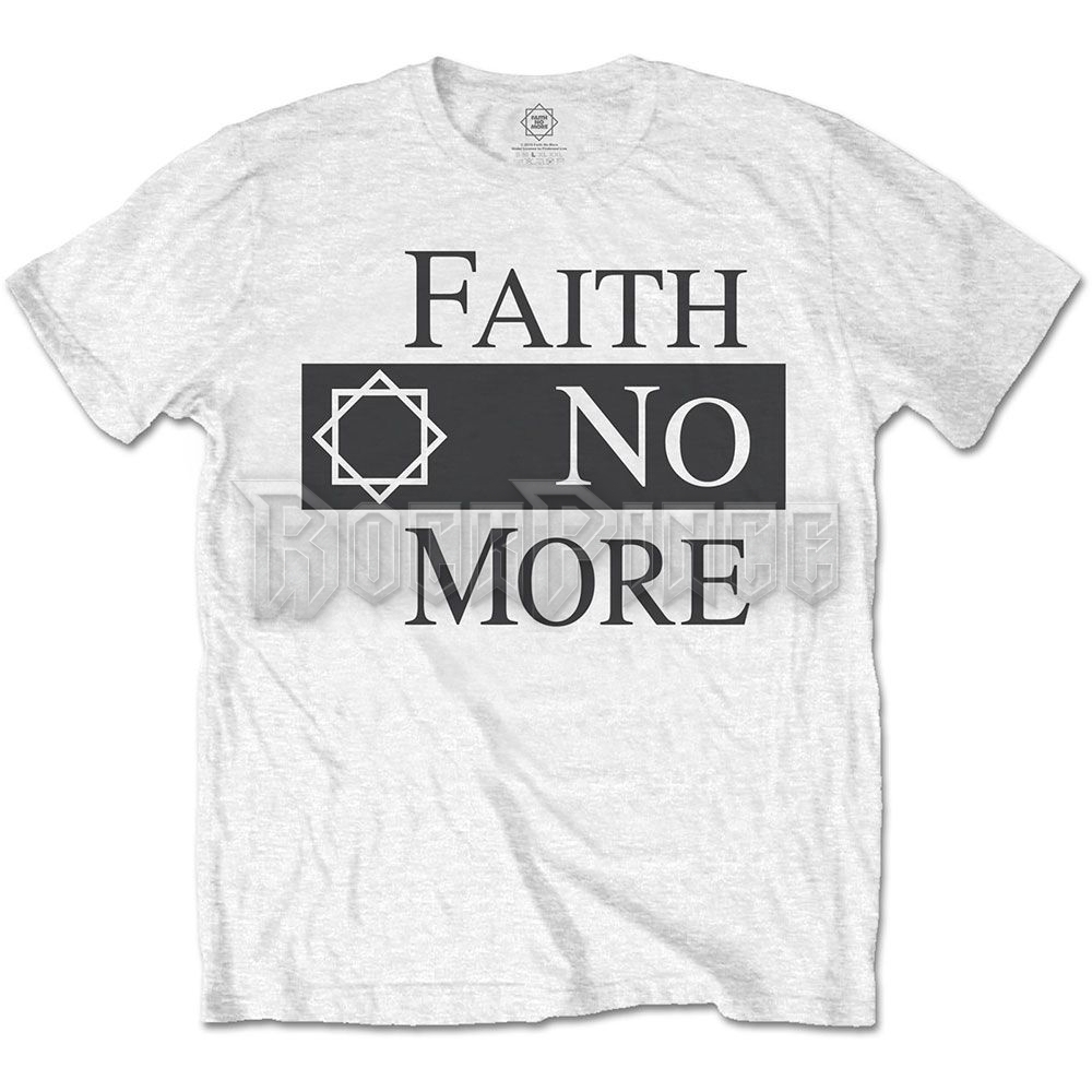 Faith No More - Classic Logo V.2. - unisex póló - FNMTS02MW