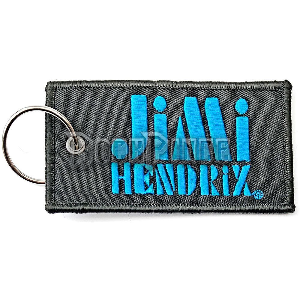Jimi Hendrix - Stencil Logo - kulcstartó - JHXPATKEY01
