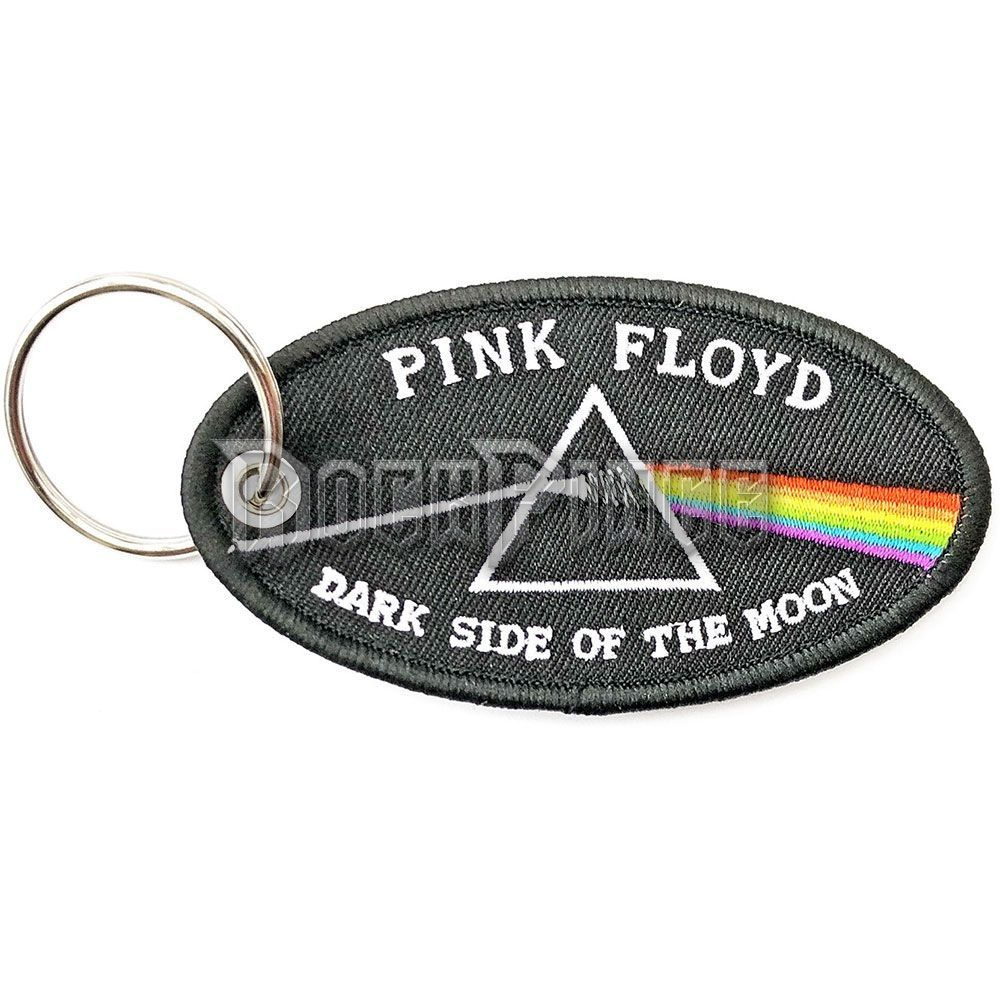Pink Floyd - Dark Side of the Moon Oval Black Border - kulcstartó - PFPATKEY06