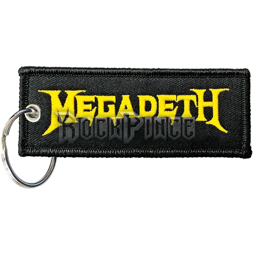Megadeth - Logo - kulcstartó - MEGAPATKEY01
