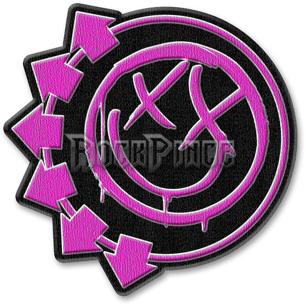 Blink-182 - Pink Neon Six Arrows - Kisfelvarró / Folt - BLINKPAT01