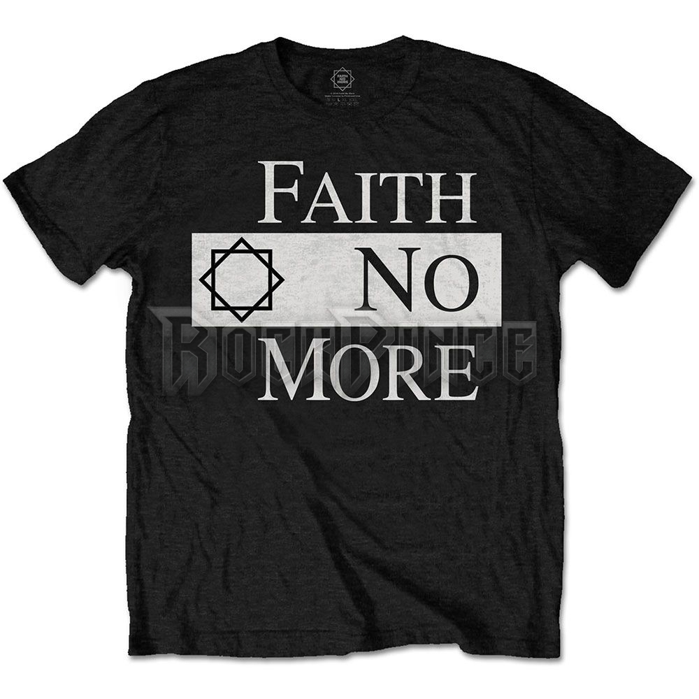 Faith No More - Classic Logo V.2. - unisex póló - FNMTS02MB