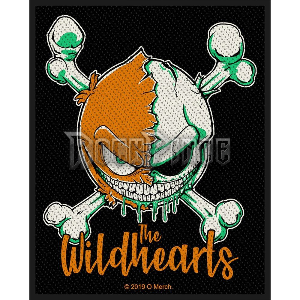 The Wildhearts - Green Skull - Kisfelvarró / Folt - SP3078