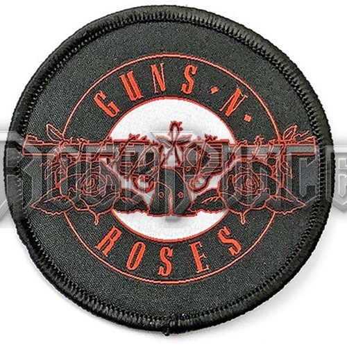 Guns N' Roses - Red Circle Logo - Kisfelvarró / Folt - GNRPAT04
