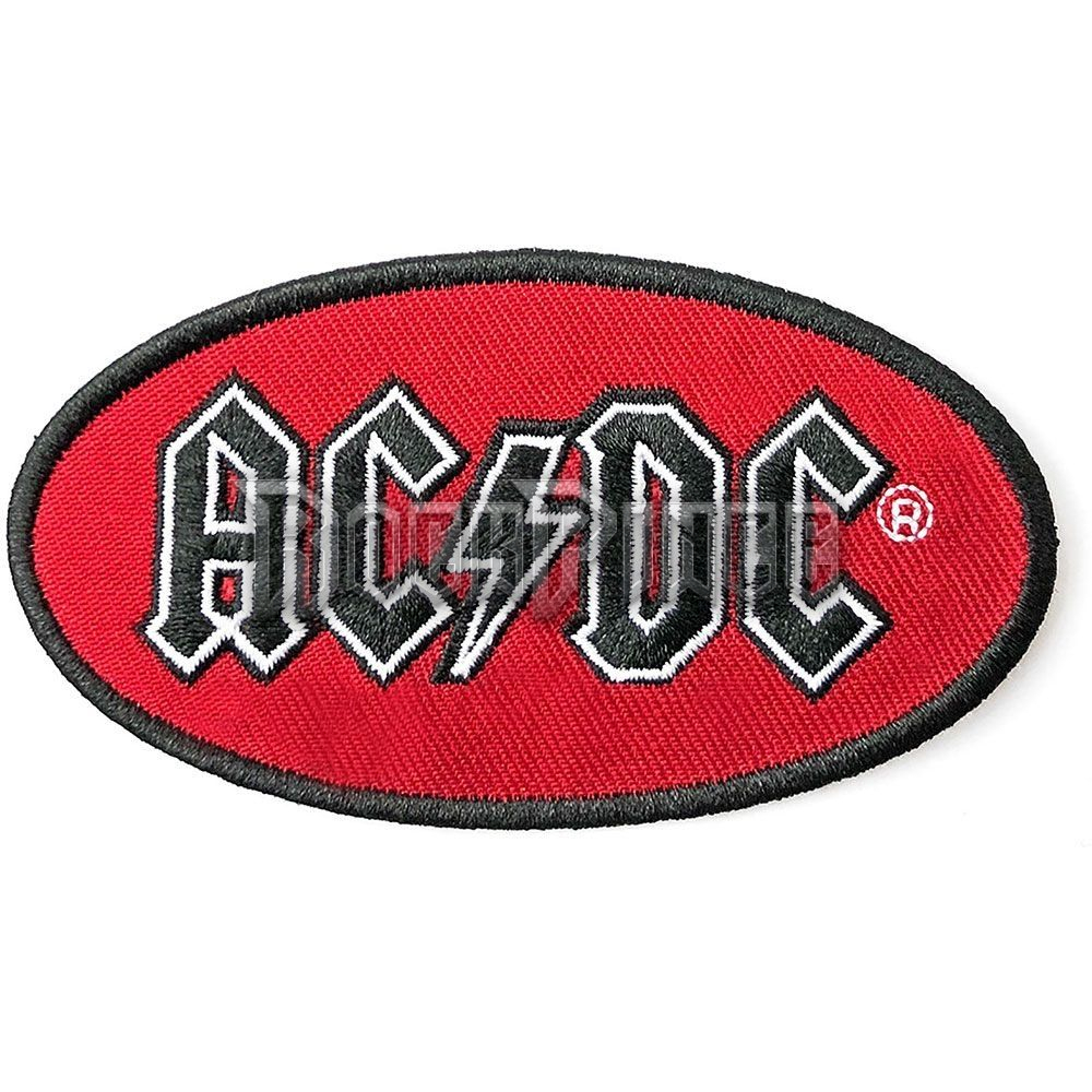 AC/DC - Oval Logo - Kisfelvarró / Folt - ACDCPAT03