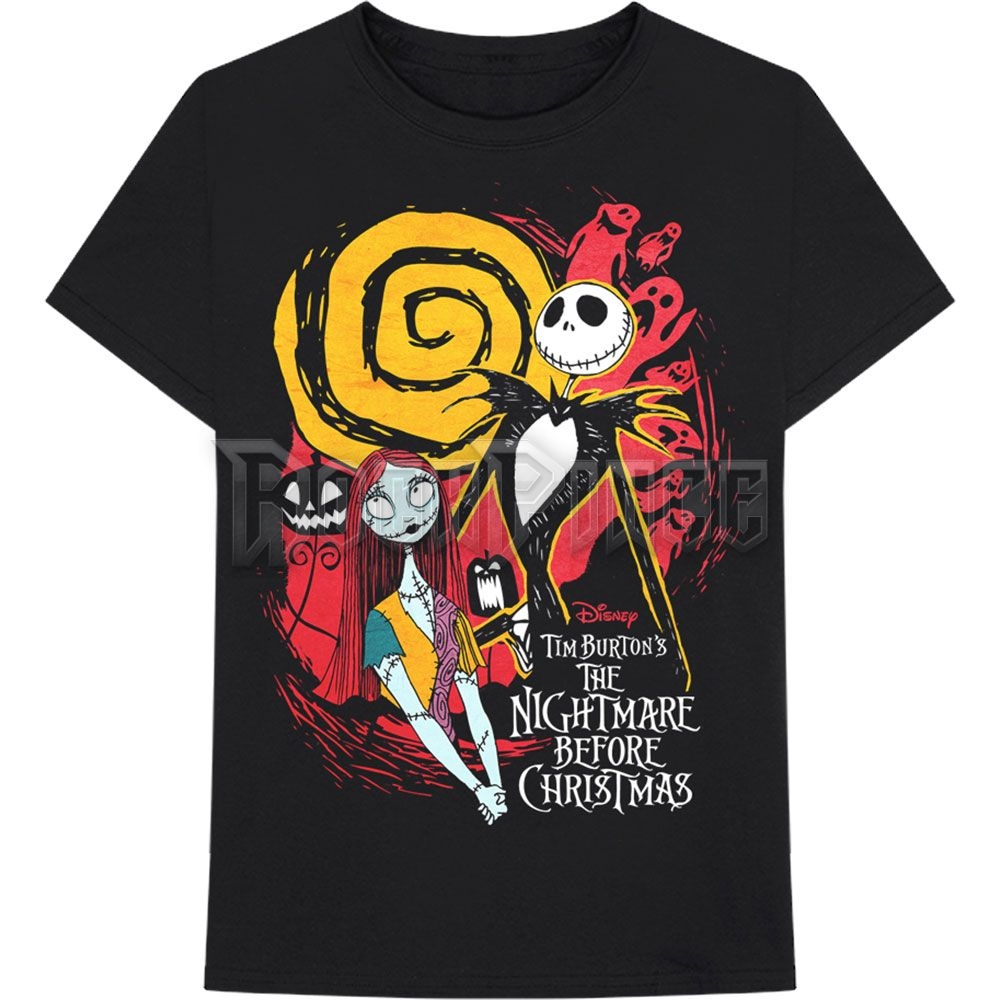 The Nightmare Before Christmas - Ghosts - unisex póló - TNBCTS06MB