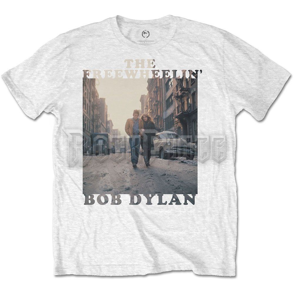 Bob Dylan - The Freewheelin' - unisex póló - DYLTS17MW / XYZ2022734