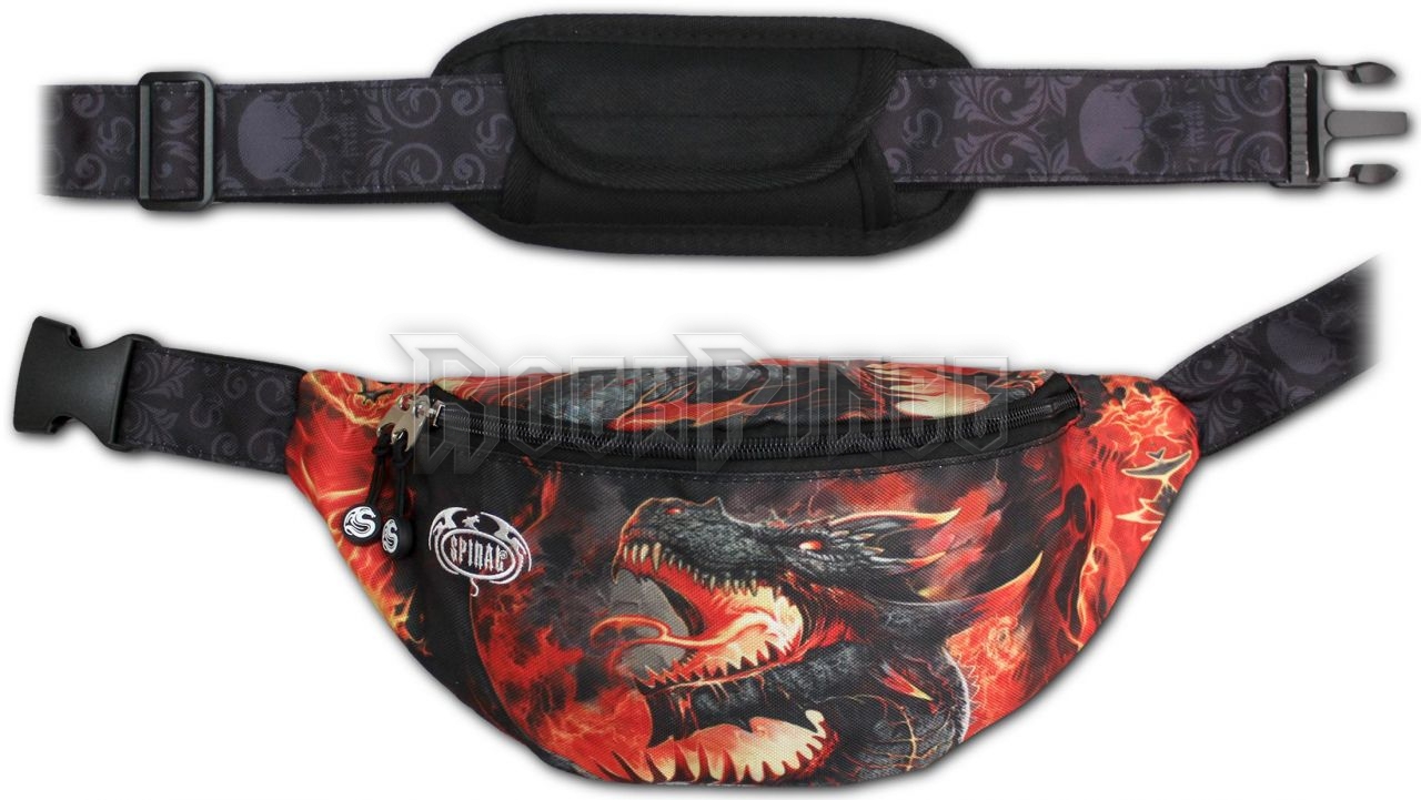 DRACONIS - Shoulder Bum-Bag with Printed Strap - L046A312