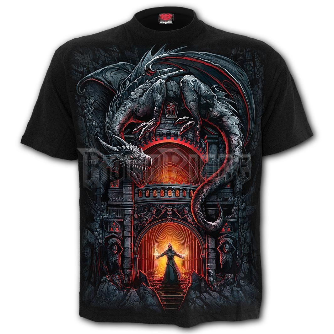 DRAGON'S LAIR - T-Shirt Black - L049M101