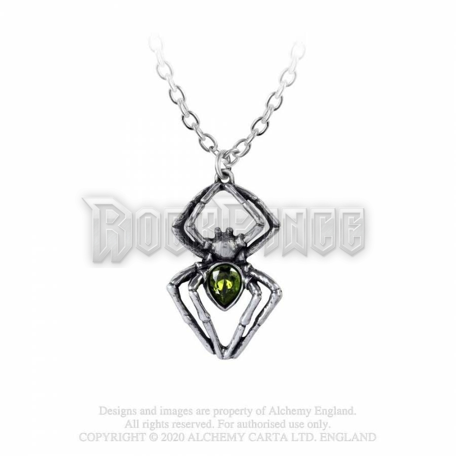 Alchemy - Emerald Spiderling - nyaklánc P904
