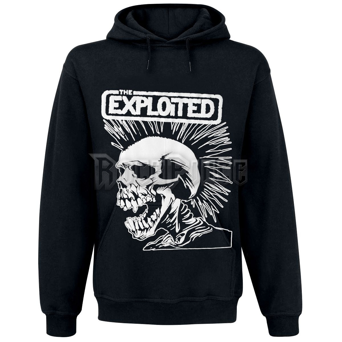 The Exploited - Mohican Skull - KAPUCNIS PULÓVER