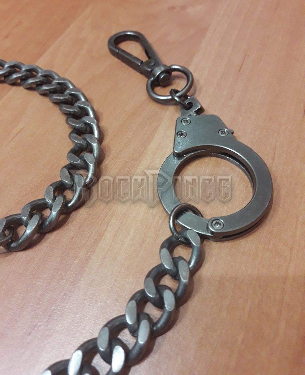 Handcuff Gunmetal Wallet Chain - pénztárcalánc (Kód:65)