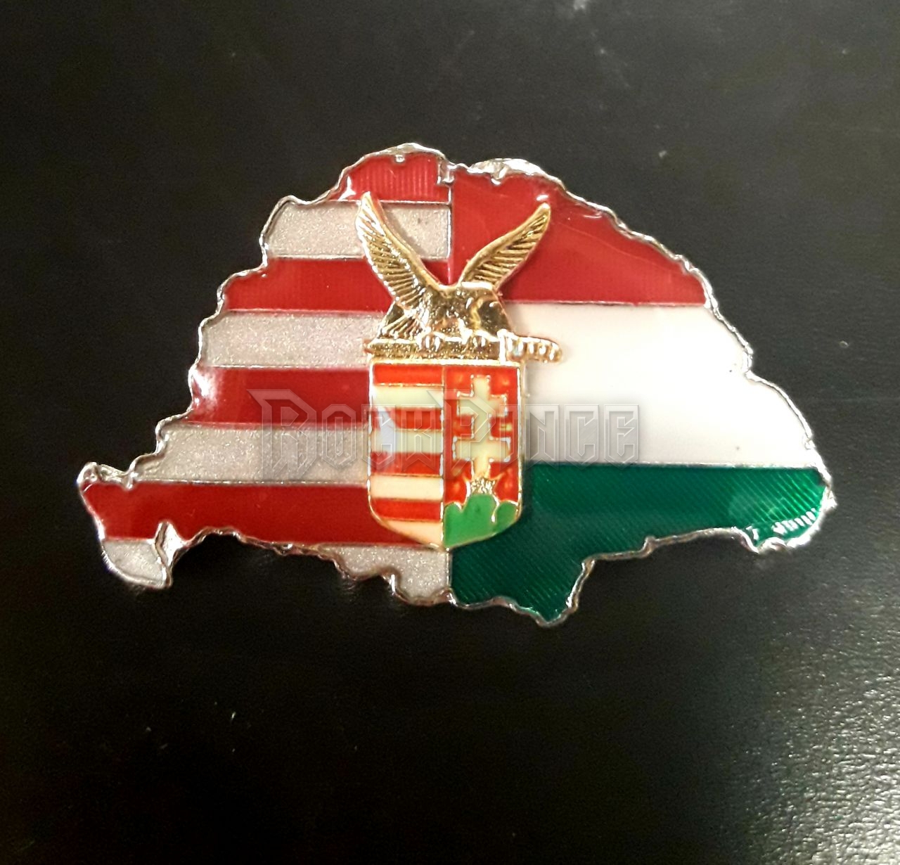 Nagy-Magyarország címerrel és turullal - kitűző / fémjelvény