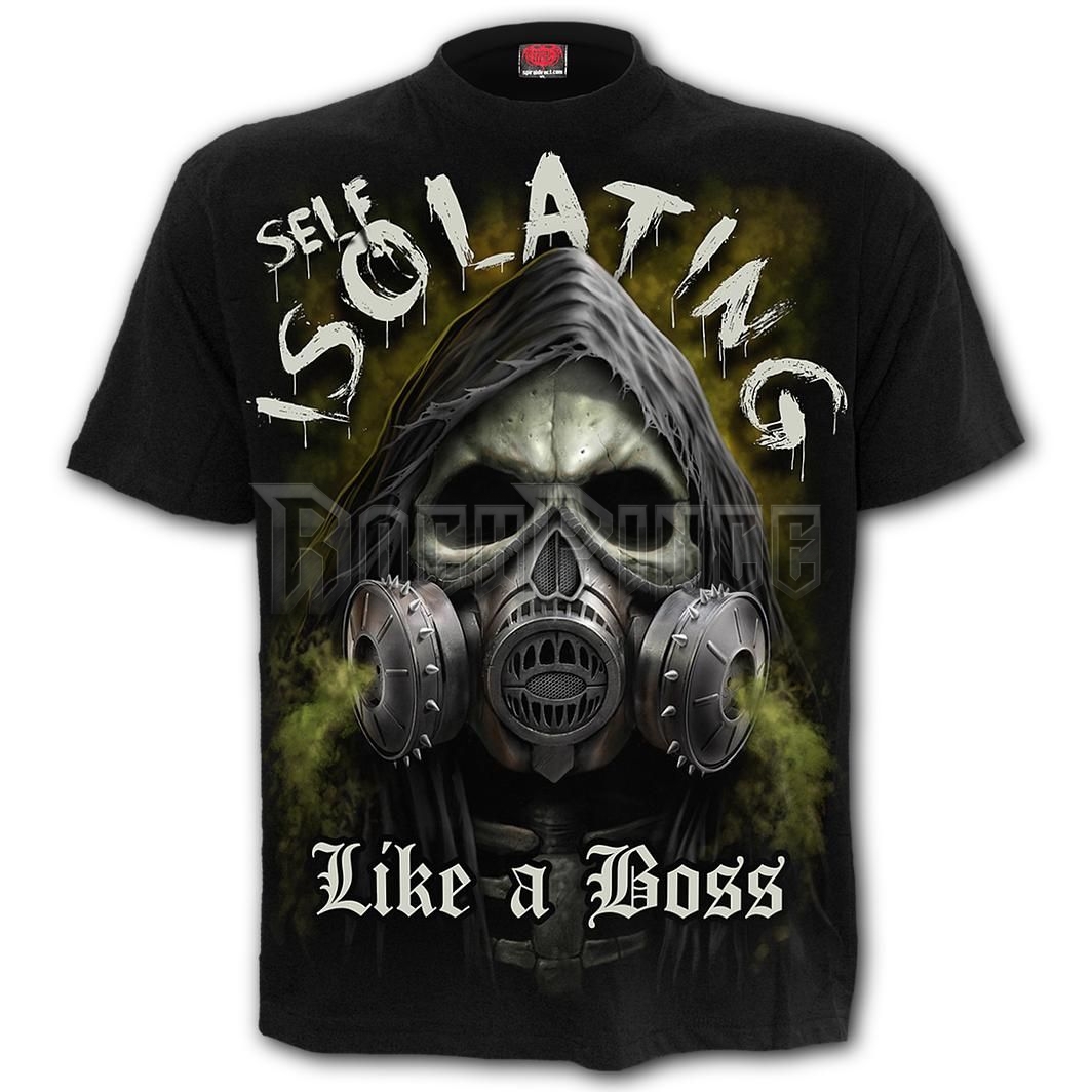 SELF ISOLATION - T-Shirt Black - K075M101