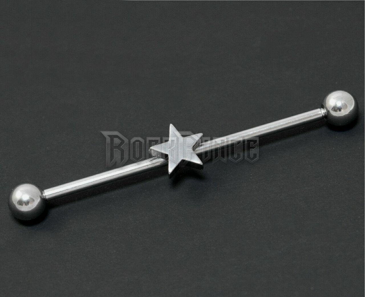 Industrial barbell with star - piercing