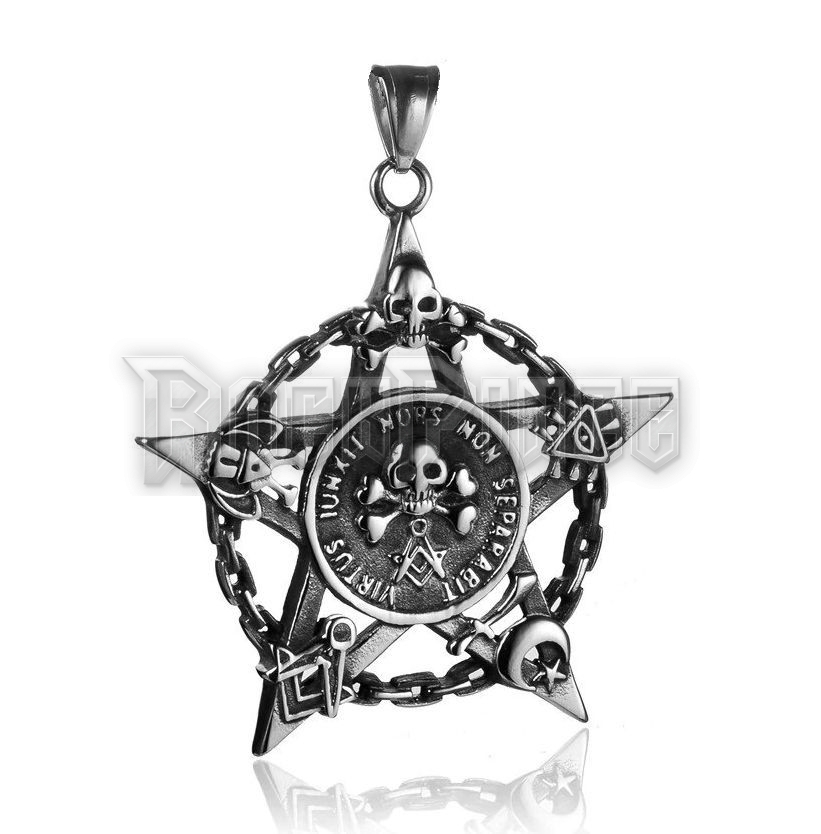 Celtic Skull Masonic - medál