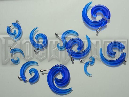 Transparent Fake Spiral - álfültágító / BLUE